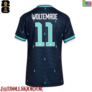 Tyskland Nick Woltemade #11 Bortatröja Dam VM 2026 Kortärmad